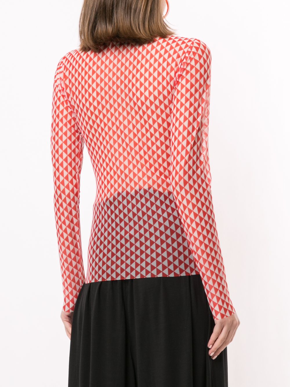 фото Henrik vibskov geometric print top