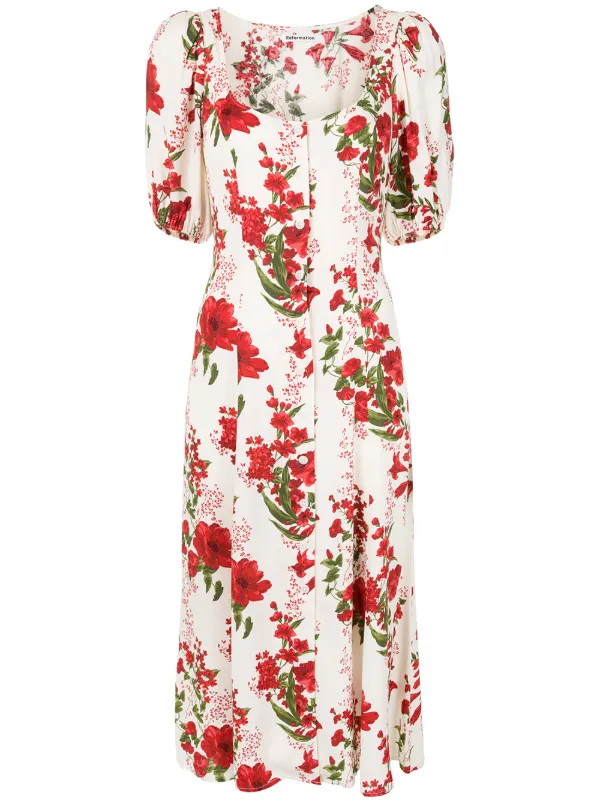 reformation flower dress