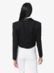 Saint Laurent cropped tuxedo blazer
