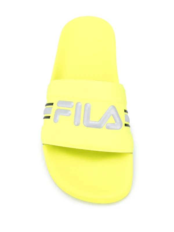 fila slides yellow