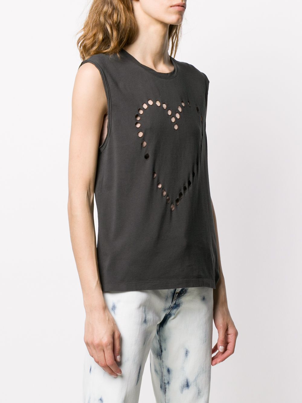 фото Golden goose cutout heart tank top