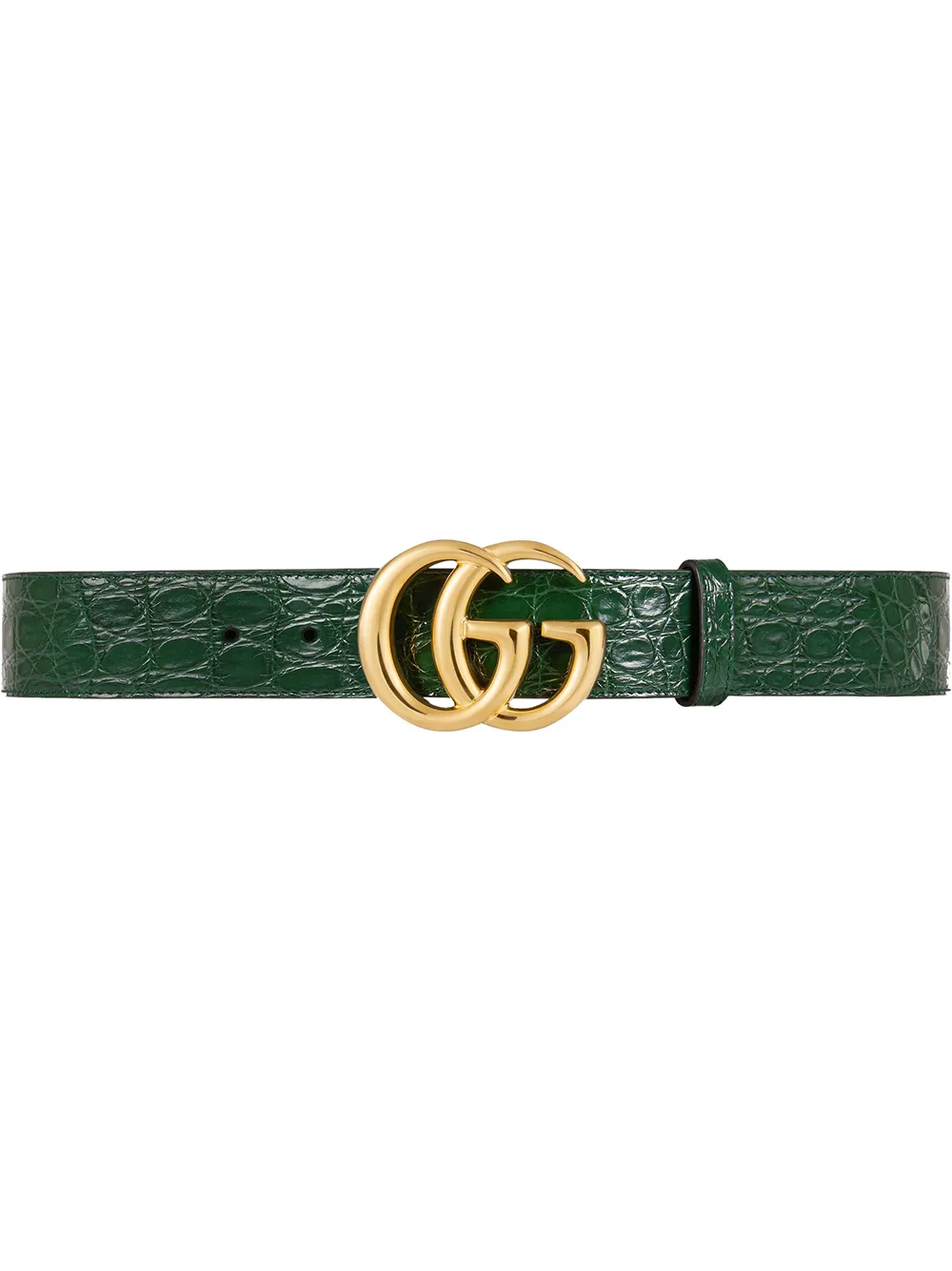 ceinture Double G à design embossé