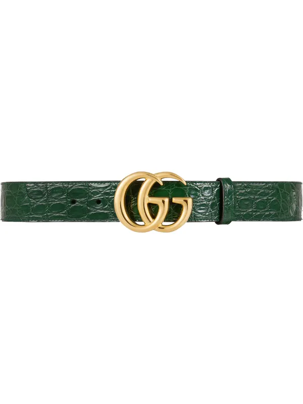 gucci crocodile belt