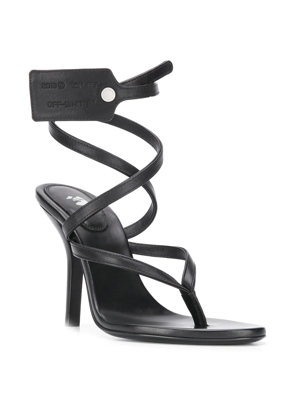 Off-White Sandalen met bandjes Zwart