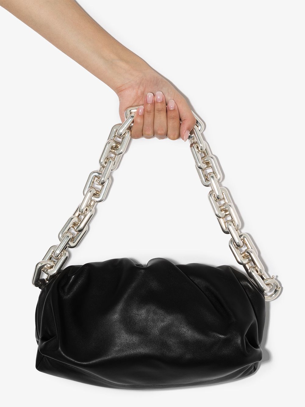 Bottega Veneta The Chain Pouch schoudertas Zwart