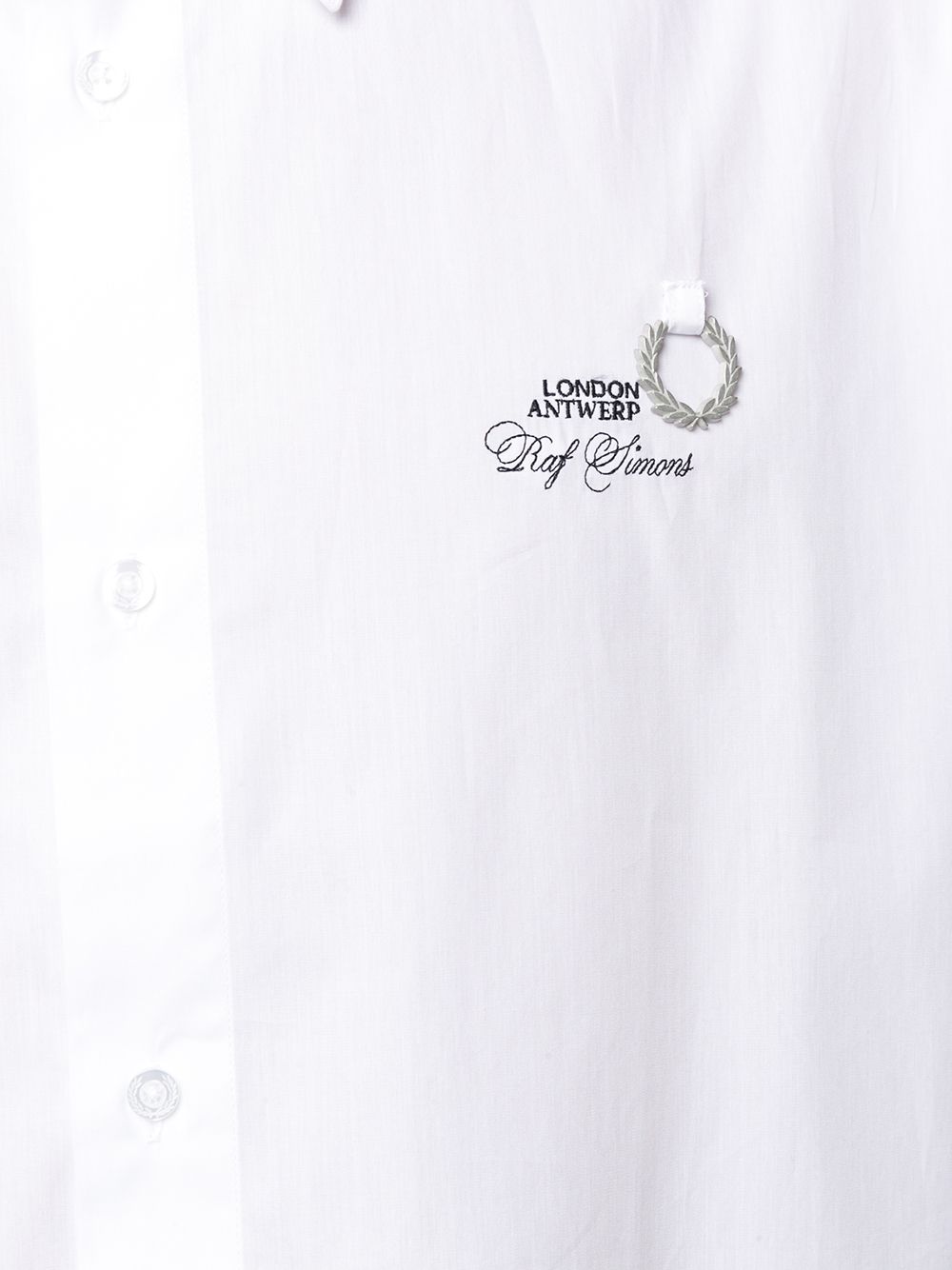 фото Raf simons x fred perry рубашка с вышитым логотипом