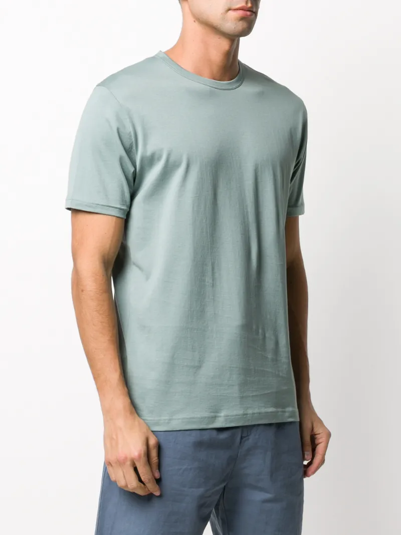Sunspel Schmales T-shirt In Grey