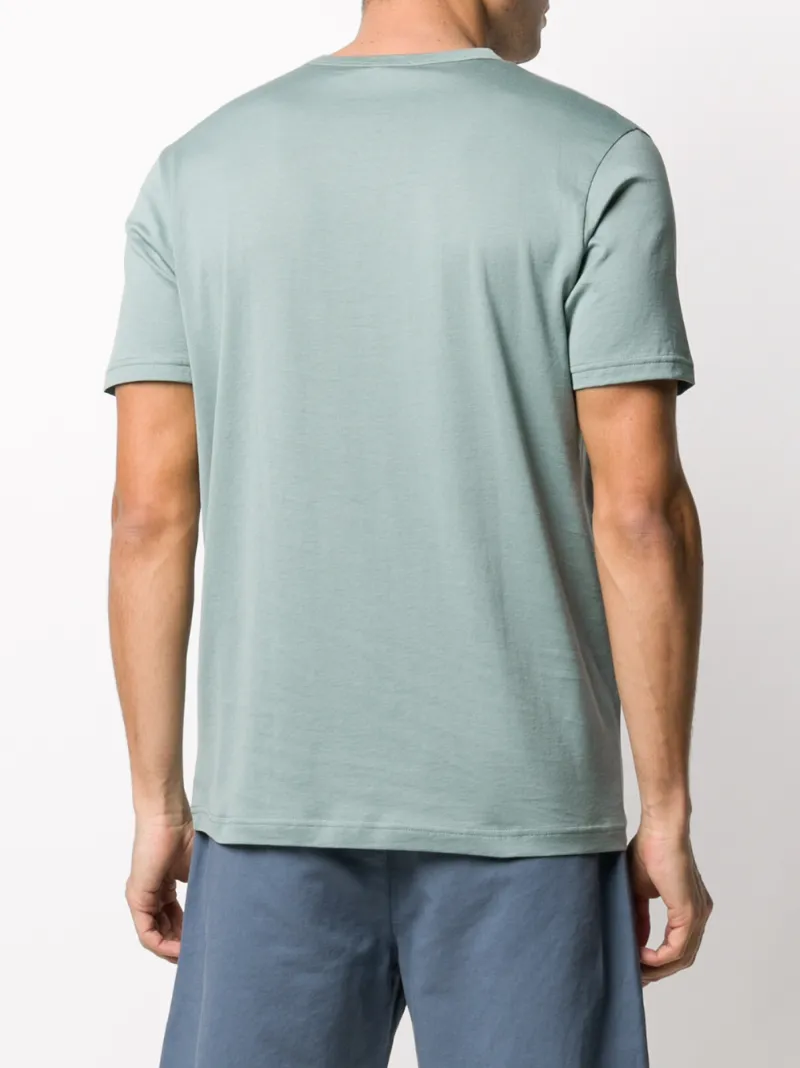 Sunspel Schmales T-shirt In Grey