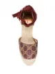 Gucci Heritage GG 120mm platform espadrilles