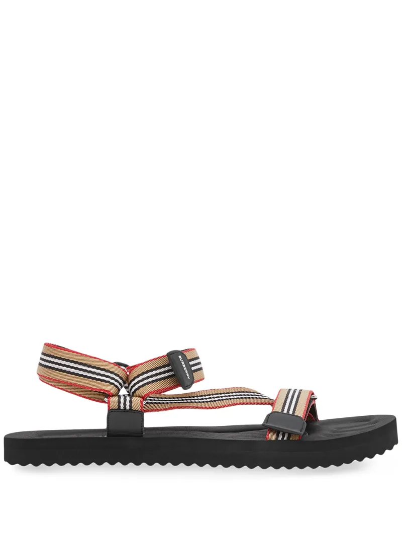 BURBERRY ICON STRIPE SANDALS