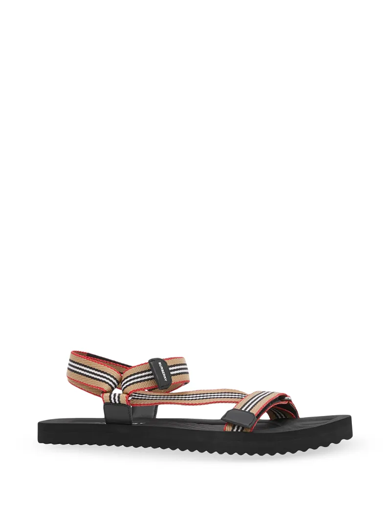 BURBERRY ICON STRIPE SANDALS