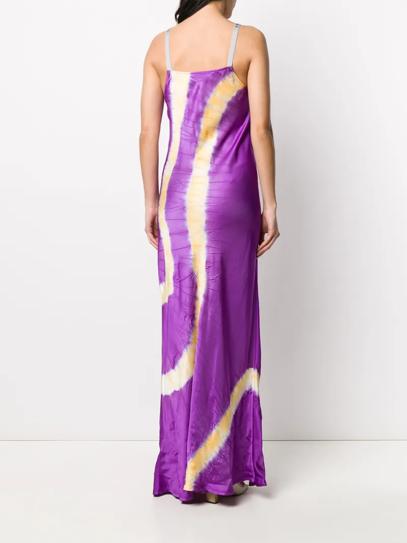 PALM ANGELS TIE-DYE SLIP DRESS