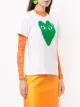 Comme Des Garçons Play heart logo print slim fit T-shirt