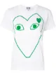 الصورة 1 من Comme Des Garçons Play قميص بولو بأكمام قصيرة وشعار الماركة
