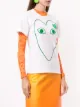Comme Des Garçons Play قميص بولو بأكمام قصيرة وشعار الماركة