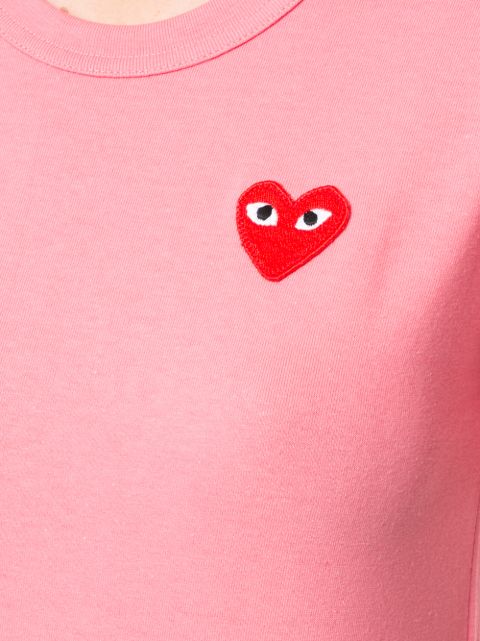 cdg heart shirt