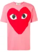 Image 1 of Comme Des Garçons Play oversized heart print T-shirt