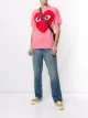 Image 2 of Comme Des Garçons Play oversized heart print T-shirt