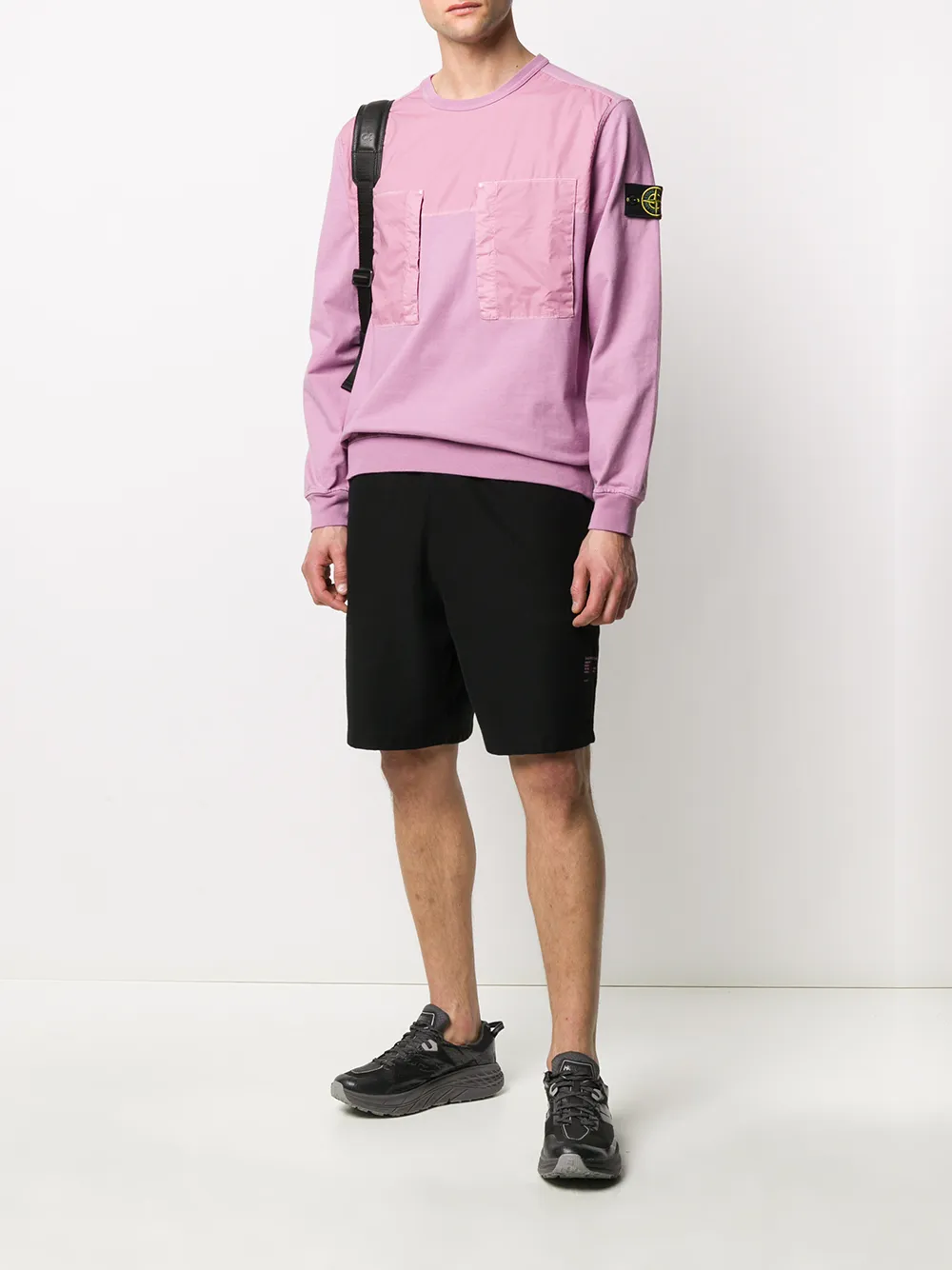 фото Stone island patch pockets sweatshirt