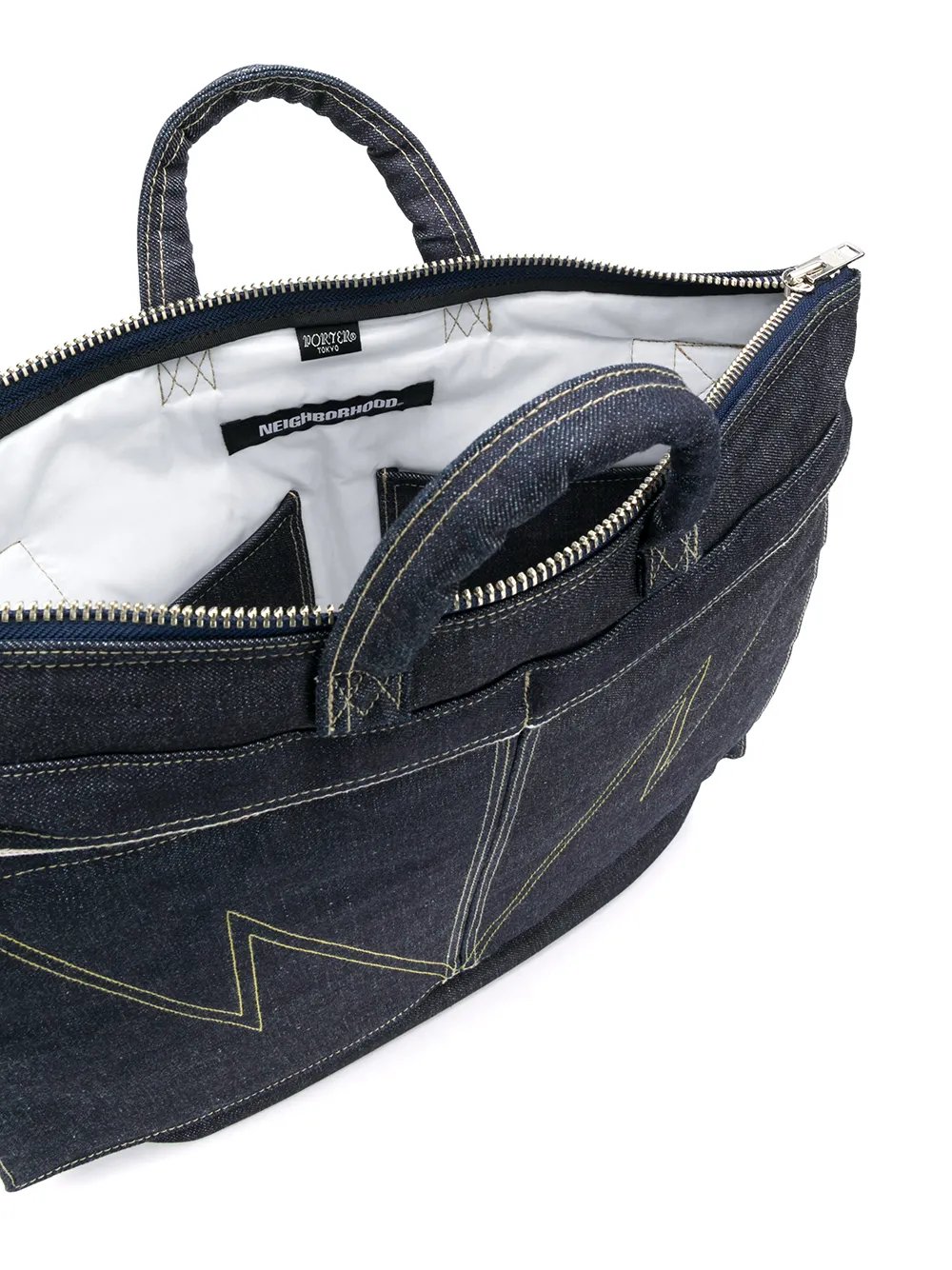 фото Neighborhood denim large tote bag