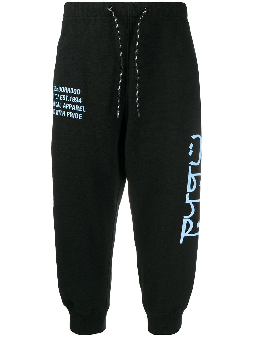 фото Neighborhood logo script track trousers