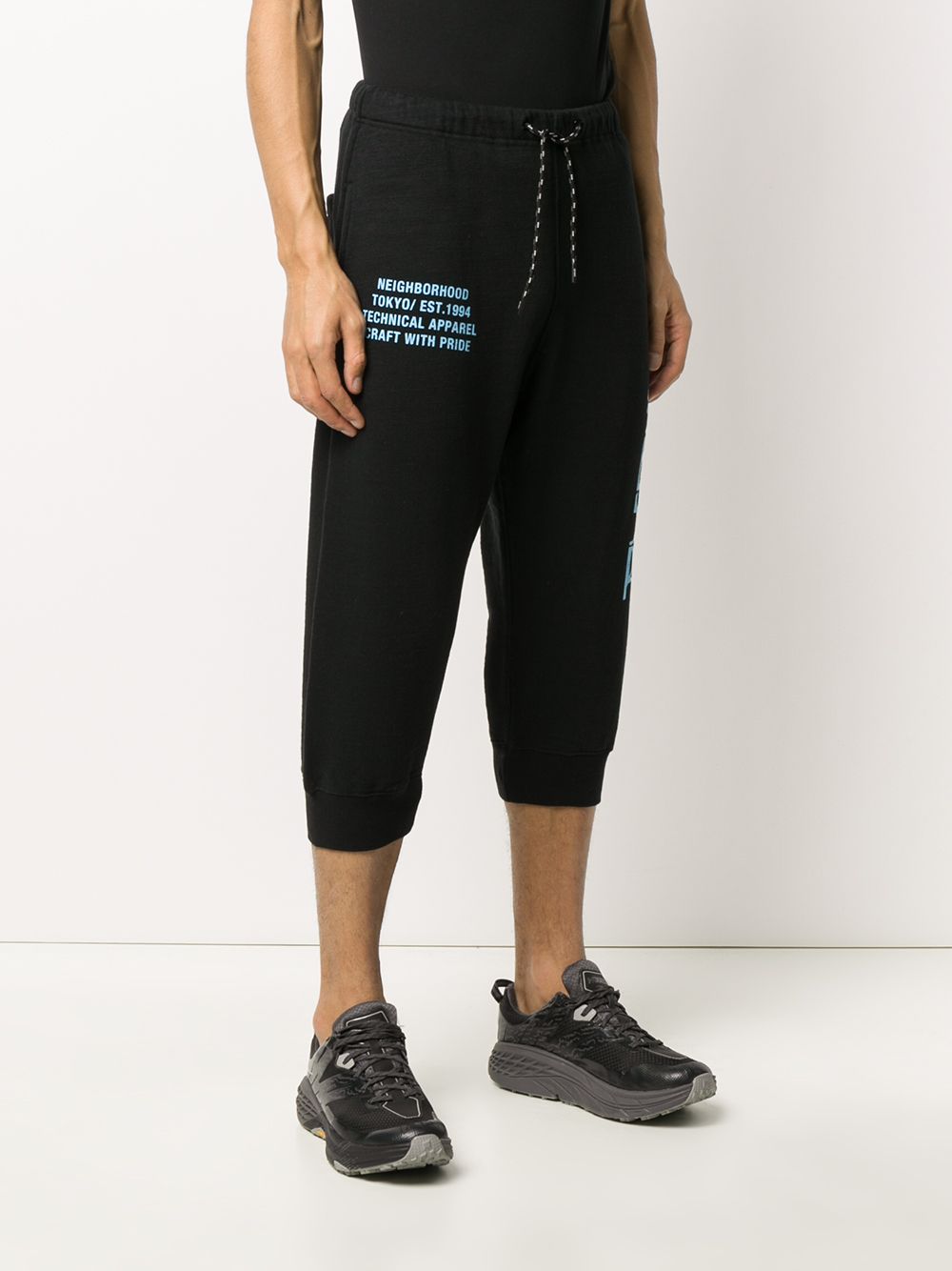 фото Neighborhood logo script track trousers