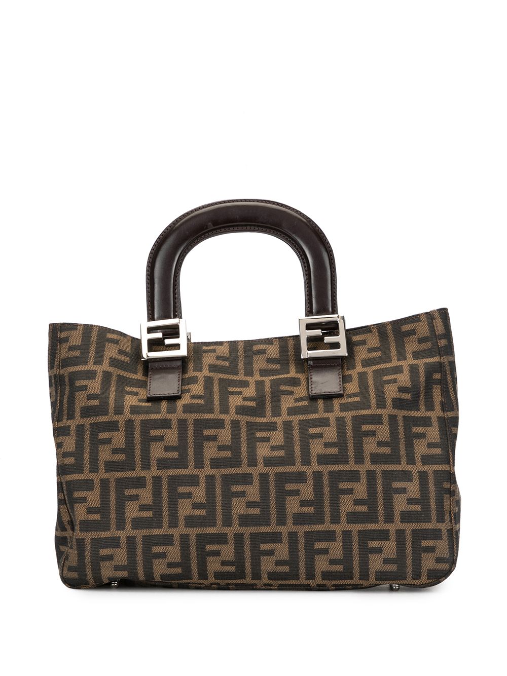 фото Fendi pre-owned сумка-тоут с узором zucca