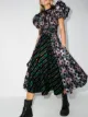 Image 2 of Chopova Lowena patchwork tartan midi dress