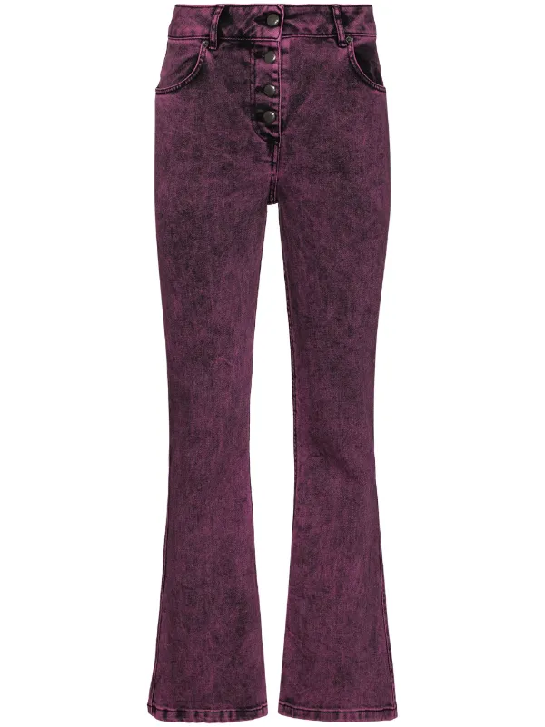 purple acid wash jeans