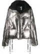 Image 1 of Khrisjoy Khris metallic-effect puffer jacket