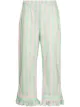 Image 1 of Helmstedt striped cropped trousers
