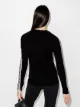 We11done logo-tape crew-neck jumper