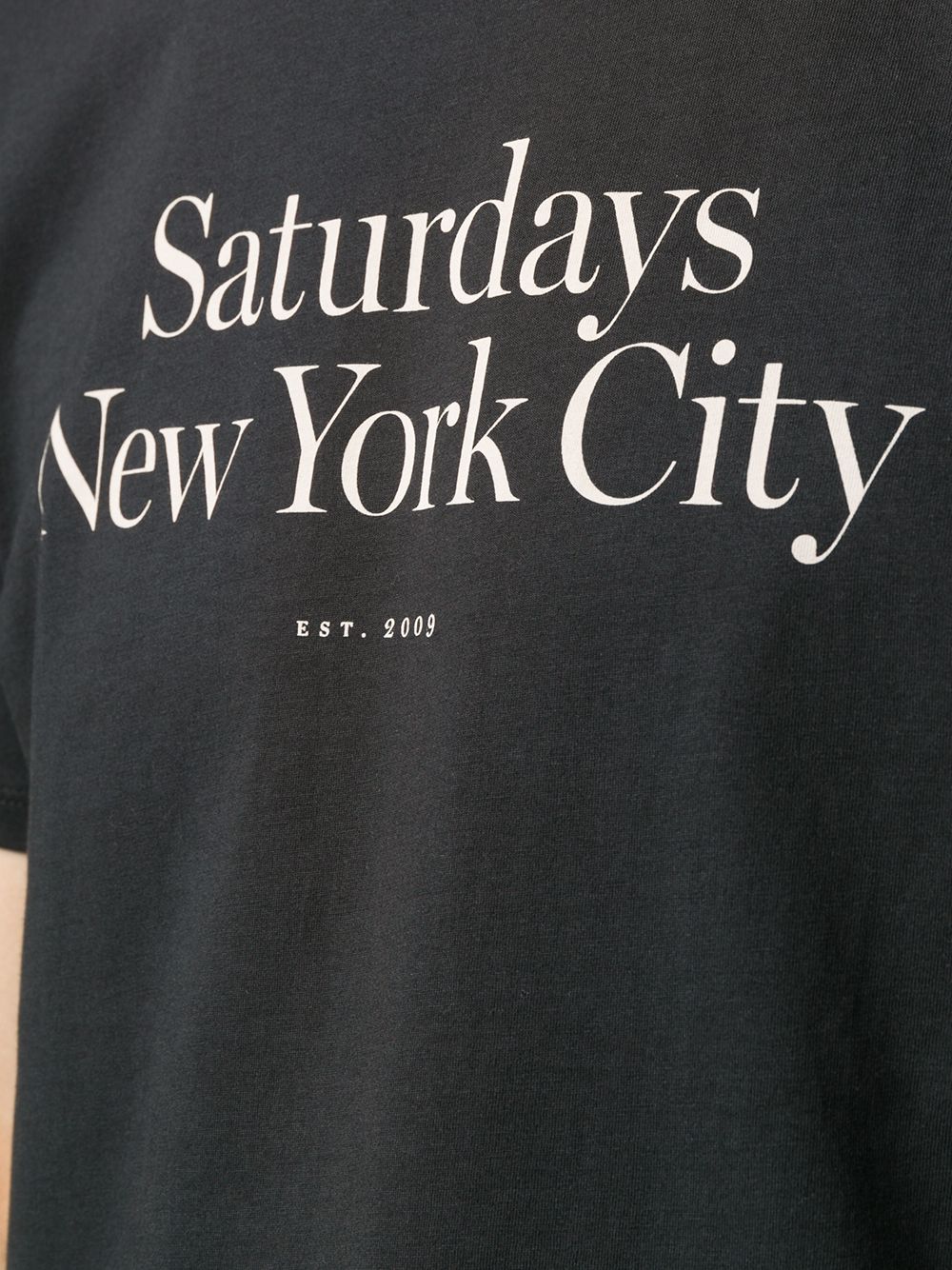 фото Saturdays nyc slogan t-shirt