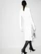 Marine Serre Midi-jurk met gesmockt detail