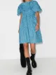 Image 2 of Molly Goddard x Browns 50 Corinna ruched gingham-print dress