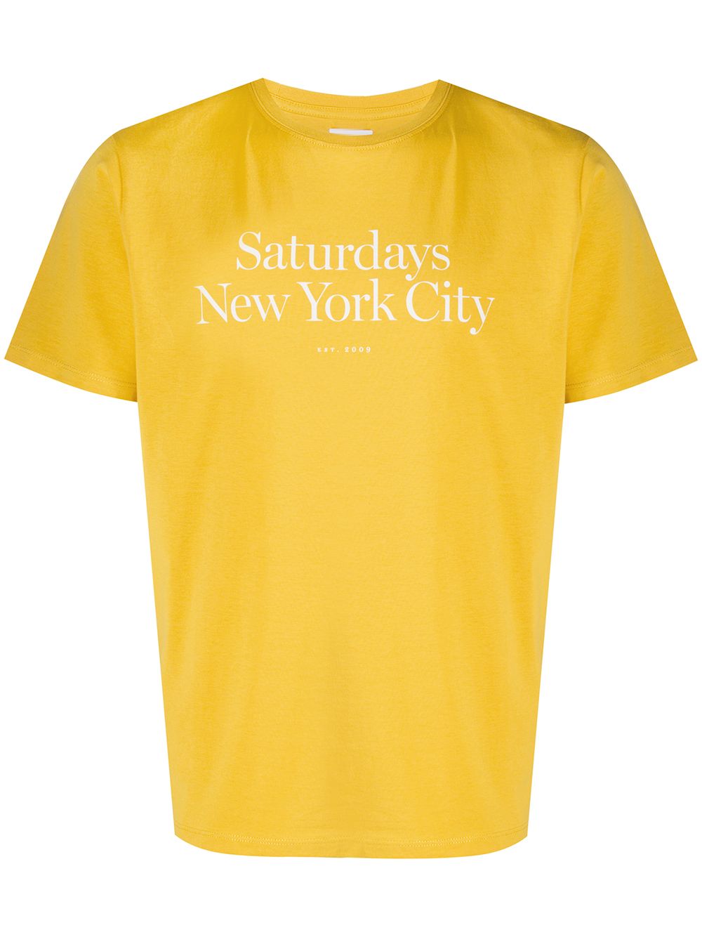 фото Saturdays nyc logo print t-shirt