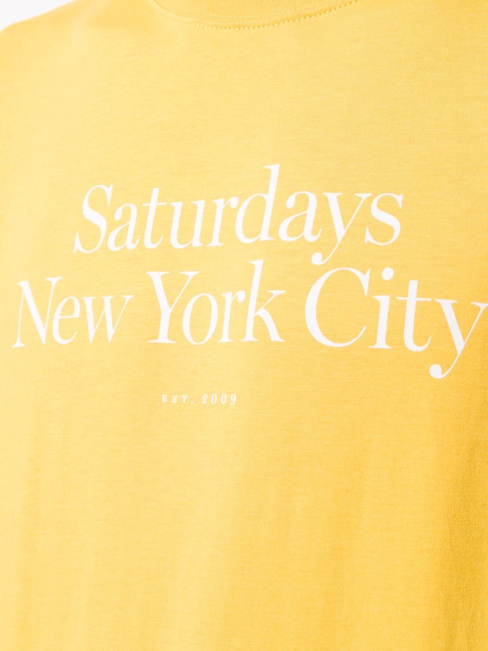 фото Saturdays nyc logo print t-shirt