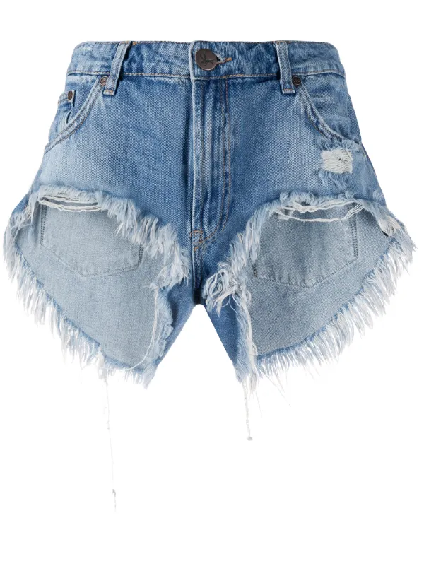 distressed cut off shorts