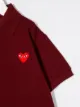 Comme Des Garçons Play Kids embroidered logo polo shirt
