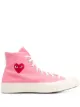 Image 1 of COMME DES GARÇONS PLAY X CONVERSE x Converse Chuck 70 high-top sneakers
