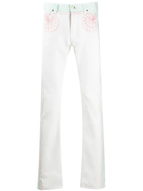 Casablanca shell print jeans
