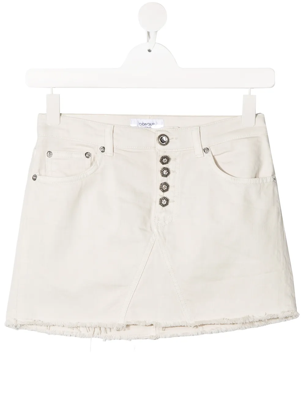 Dondup Kids TEEN frayed denim skirt Dondup Kids TEEN frayed denim skirt