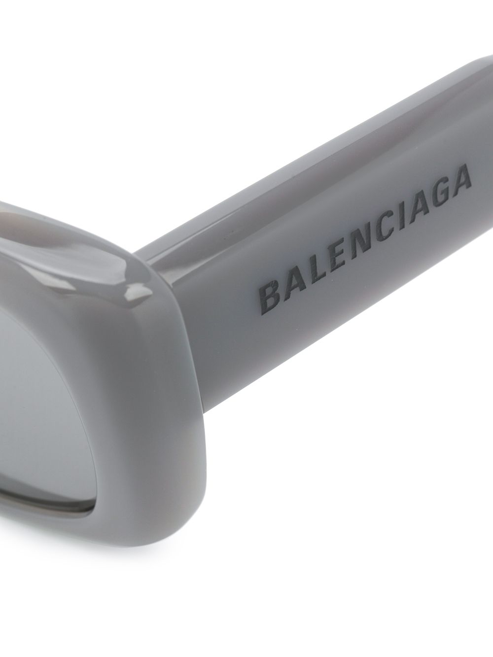 фото Balenciaga eyewear солнцезащитные очки в прямоугольной оправе с логотипом