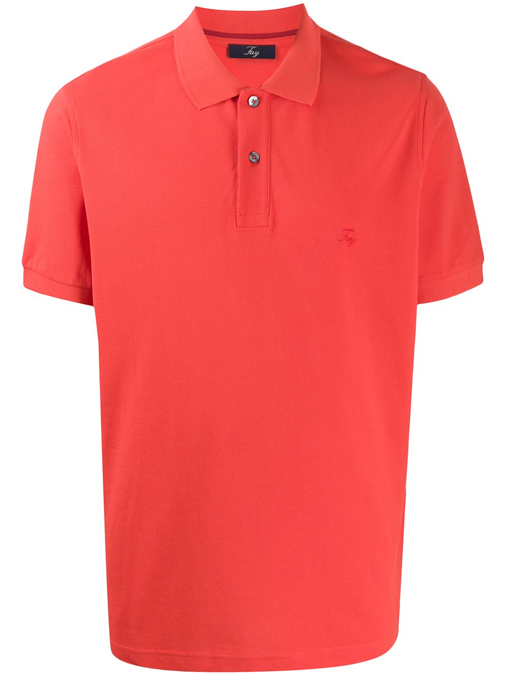 

Fay playera tipo polo manga corta - Naranja