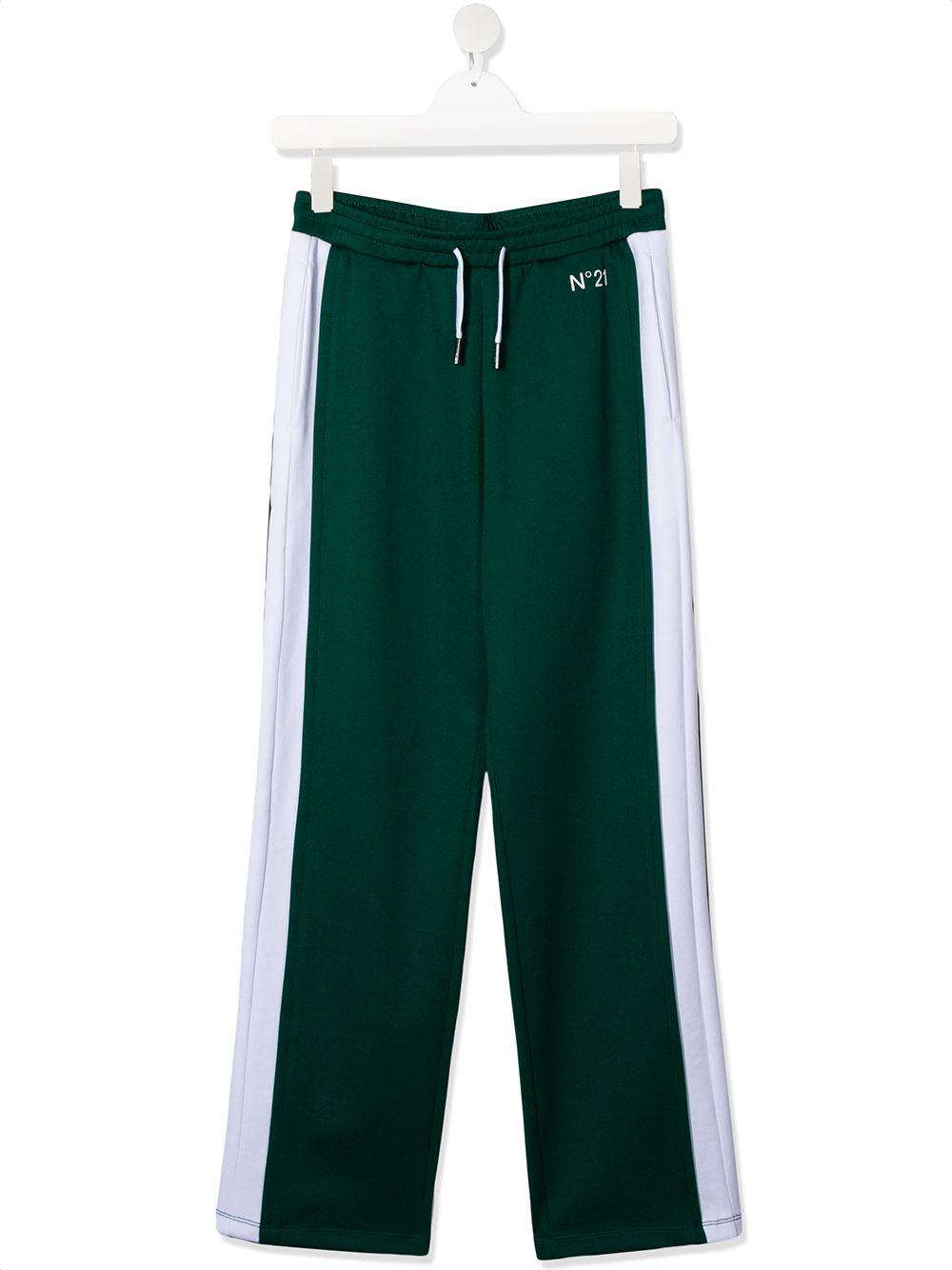 фото Nº21 kids contrasting drawstring trousers