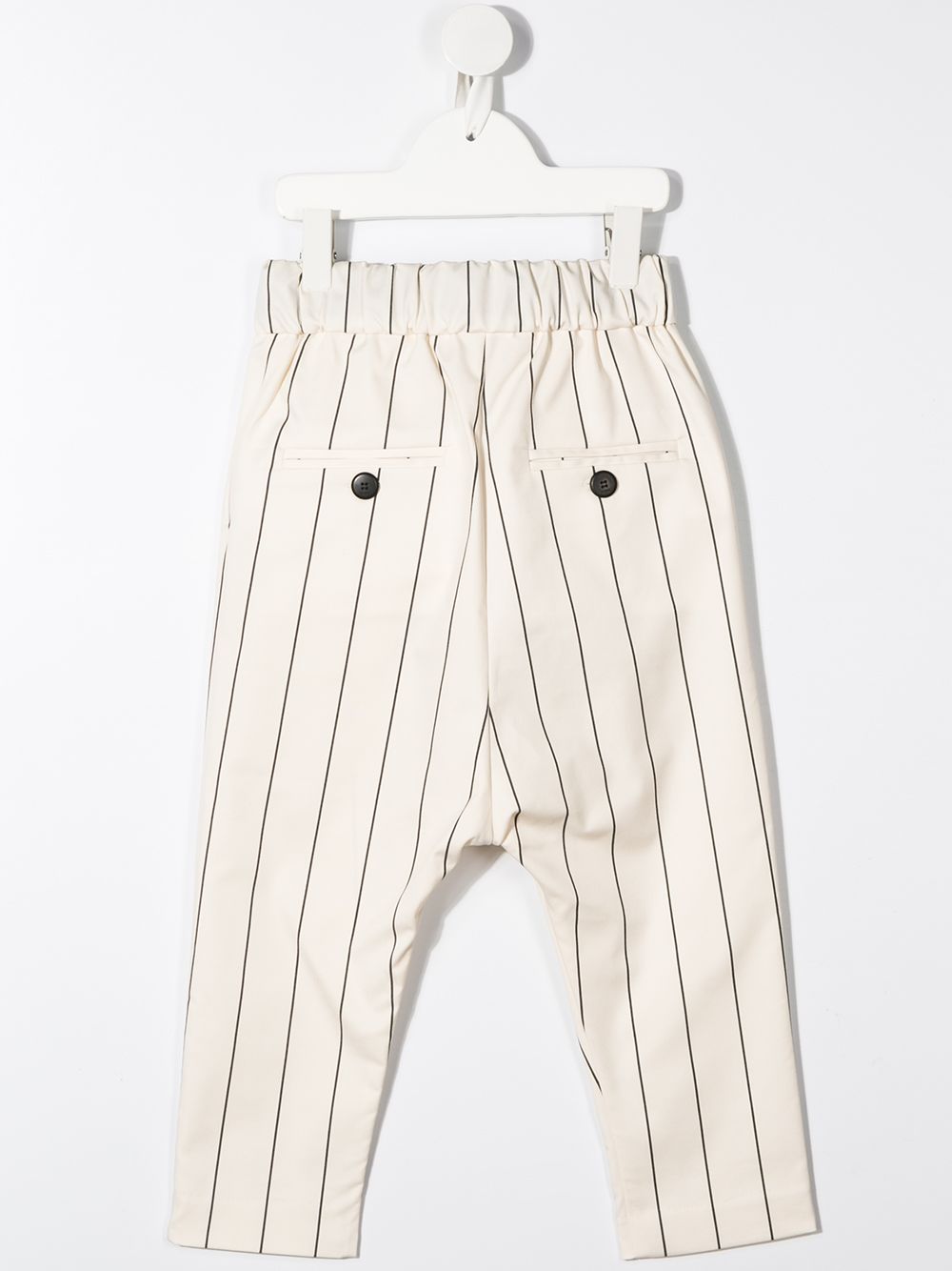 фото Unlabel carmel striped dropped crotch trousers