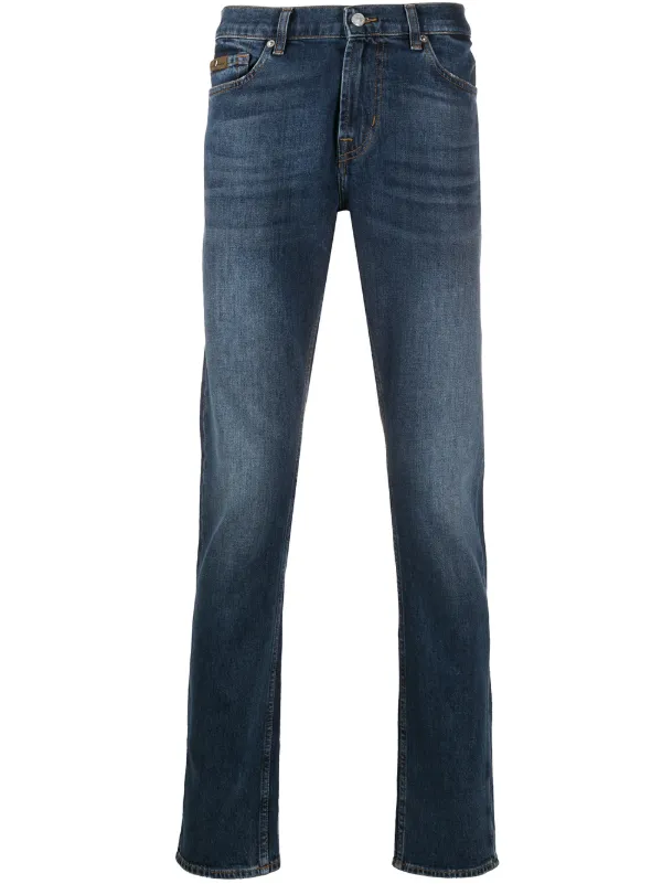 7 For All Mankind Mens Jeans Slim Fit Straight Leg Pants