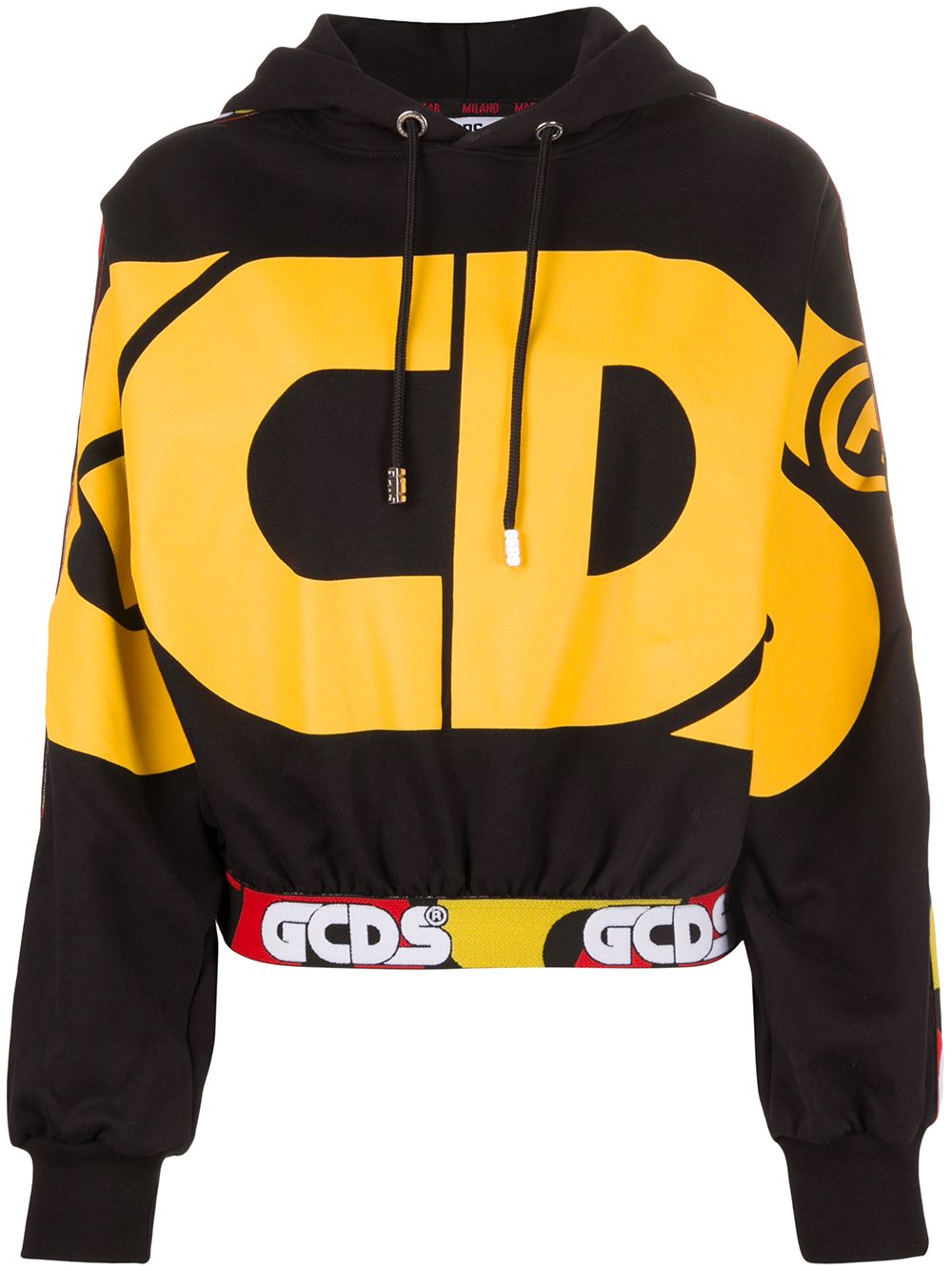 фото Gcds logo print hoodie