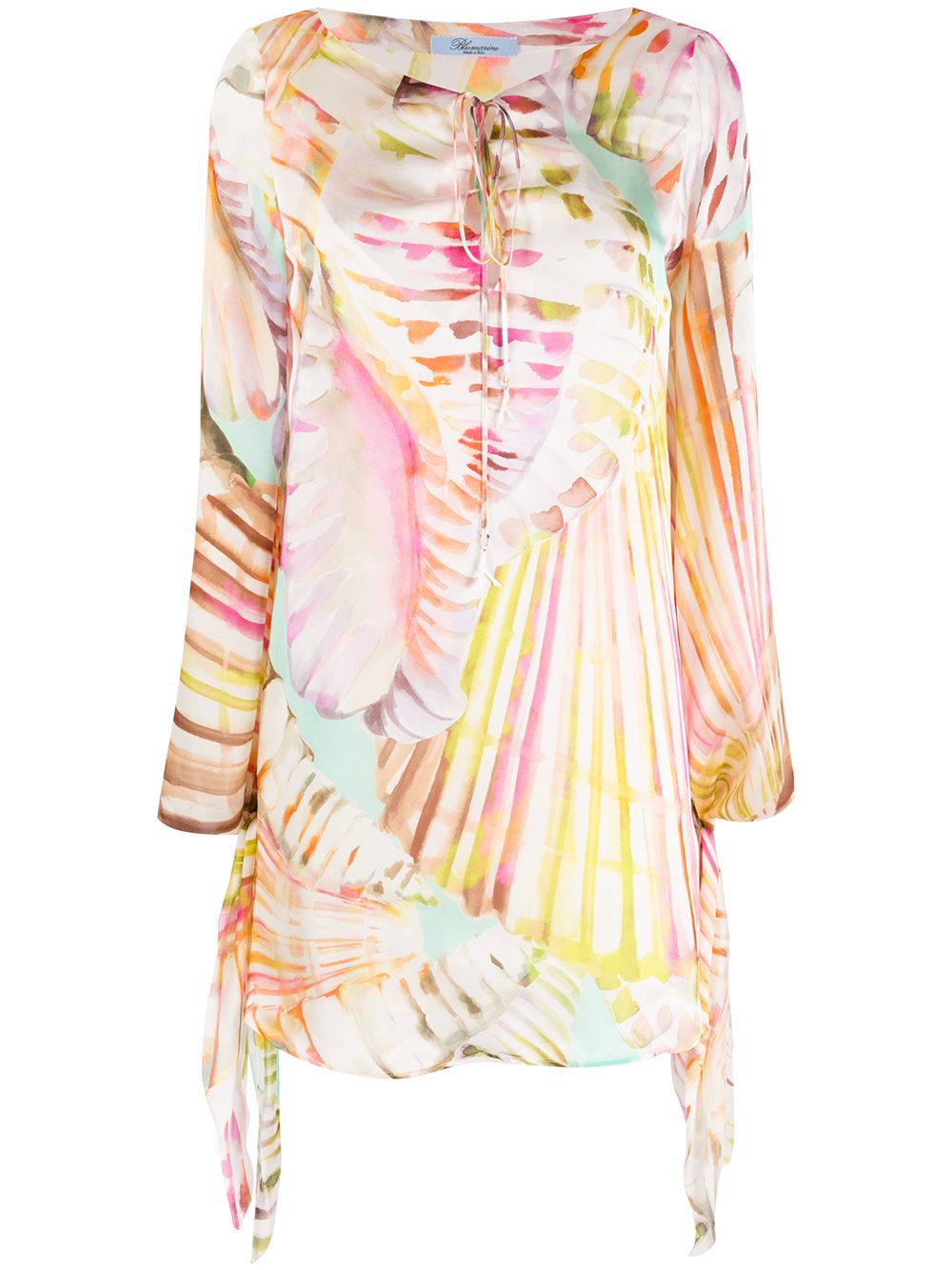 фото Blumarine abstract print shift dress