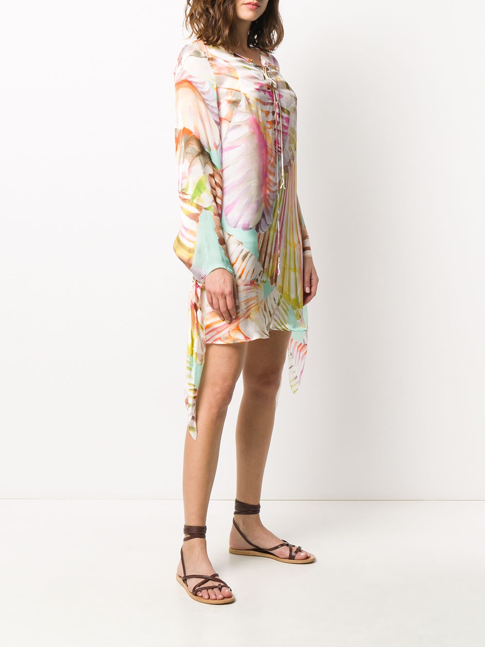 фото Blumarine abstract print shift dress